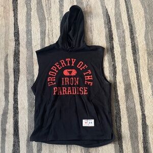 Under Armour Black Hoodie with Red Graphic